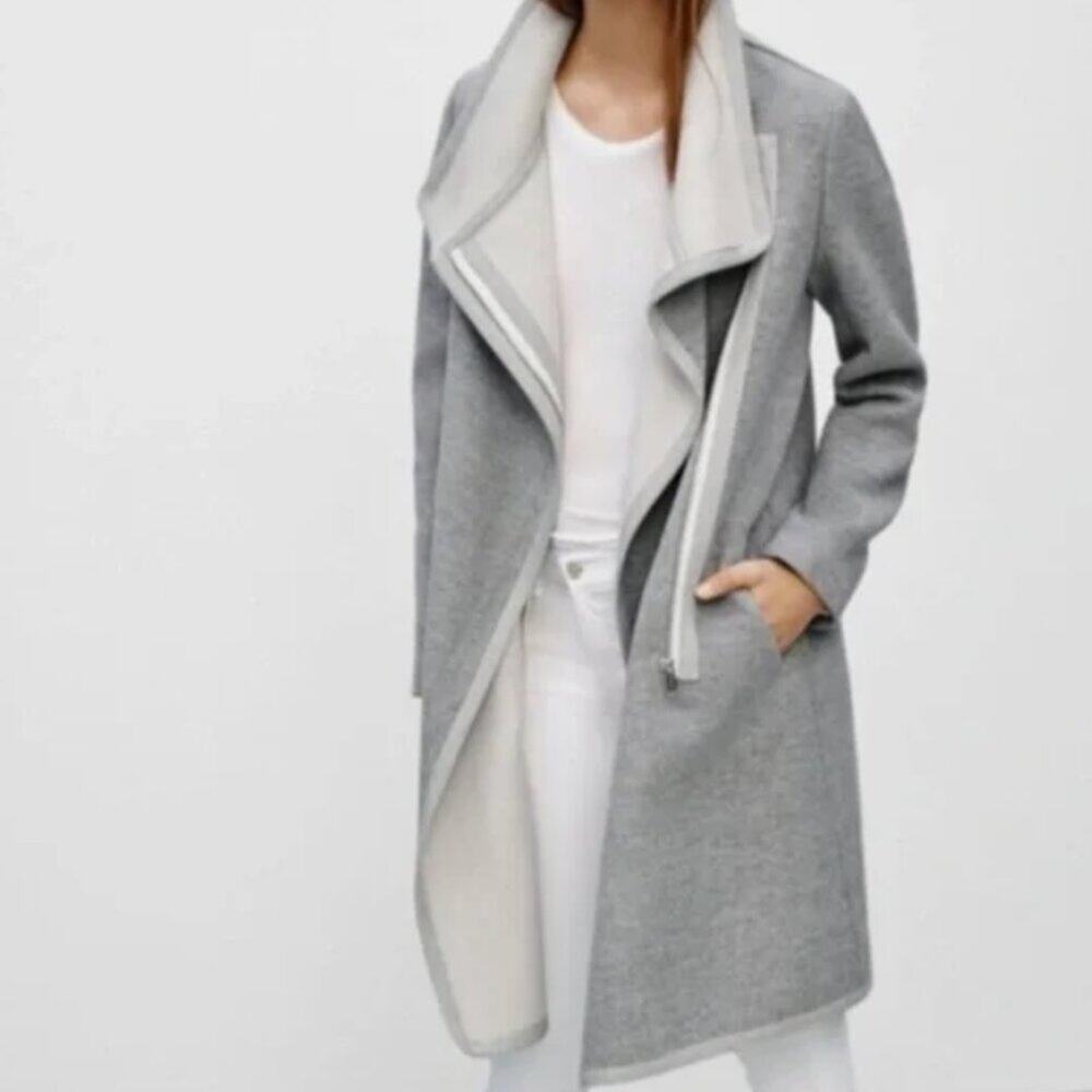 Aritzia Babaton Cormac Wool Grey Coat